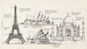draw digital architectural sketches and illustrations