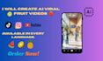 create viral ai fruit video