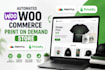 create an automated woocommerce print on demand store with printful and printify