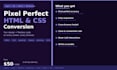 convert figma designs to pixel perfect HTML CSS websites
