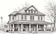 create building and architectural sketch from photo