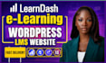 build learndash lms course website learndash subscription wordpress elearning
