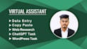 be your virtual assistant for data entry, web research, wordpress, chatgpt task