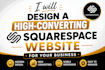 design or redesign a modern squarespace website