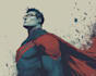 create a cinematic superhero character illustration