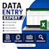 do data entry copy paste typing and excel work