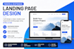build a modern and responsive landing page using HTML CSS