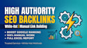 build high authority dofollow SEO backlinks to boost your rankings