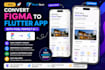 convert figma to flutter app with pixel perfect UI