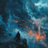 draw a fantasy book cover illustration