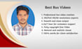 provide professional bus videos