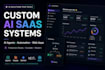 build custom ai saas web apps, agents and automation systems