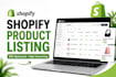 do shopify product listing SEO optimization