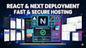 deploy your react js and next js website to netlify, vercel and github