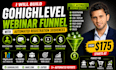 build a gohighlevel webinar funnel with registration sequences