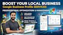 set up, optimize, google my business profile for local SEO