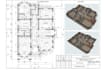 draft architectural 3d modeling design, blueprints visualization in archicad