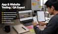 do app testing website testing QA manual tester iphone android user testing