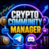 manage your crypto community, discord and telegram