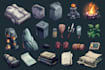 create 2d game assets and game icon