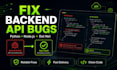 fix backend api bugs and errors in python nodejs dotnet