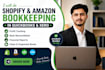 provide professional shopify and amazon bookkeeping services