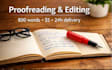 proofreading and improve your french text professionally