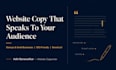 write SEO friendly website copy