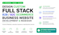 design custom full stack b2b b2c ecommerce business website development redesign
