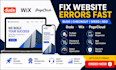 duda wix pagecloud checkout error blug mobile issue slow speed payment fix seo