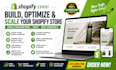 optimize shopify store, design landing page, SEO, cro and boost conversions