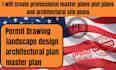 create professional master plans plot plans and architectural site plans