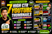 make clickbait youtube thumbnails that boost views
