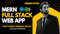 build a full stack mern web app with rest API and authentication