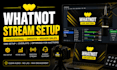 setup whatnot obs stream with overlay for professional live sellers
