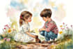 draw colorful children book art