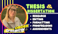 proofread, edit, format your document, research, proposal, thesis dissertation