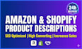 write high converting ai product descriptions for your amazon store
