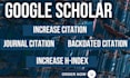 do google scholar citation increase journal citations backdated article writing