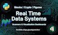 build stocks data, crypto, other api data scanners and visualization dashboard