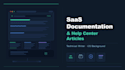 write saas knowledge base and help center articles