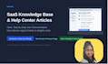 write saas knowledge base and help center articles