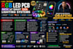 design rgb led pcb ws2812b dmx addressable lighting system,wifi ble, led driver