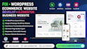 fix webseite wordpress, ecommerce website,  develop elementor business website