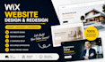 create wix website design business wix website wix web redesign and development