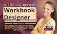 design canva workbook and format workbook for KDP publishing