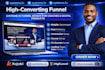 create system io sales funnel wordpress landing page email automation gohighleve