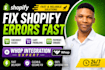 fix shopify checkout, cart and payment errors with whop integration