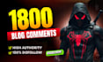 create 1800 manual blog comment backlinks