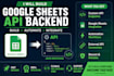 build rest API using google sheets with full crud operations